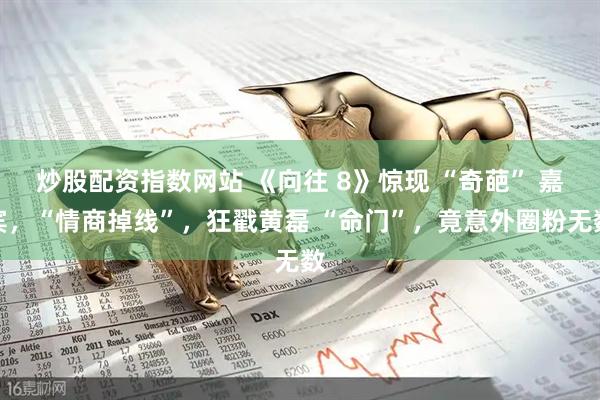 炒股配资指数网站 《向往 8》惊现 “奇葩” 嘉宾，“情商掉线”，狂戳黄磊 “命门”，竟意外圈粉无数